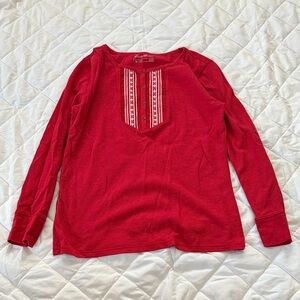Eddie Bauer Red Women's Top